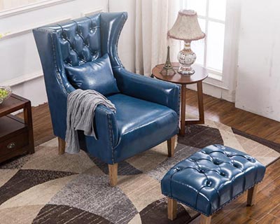 酒店大廳真皮沙發(fā)_型號HT013