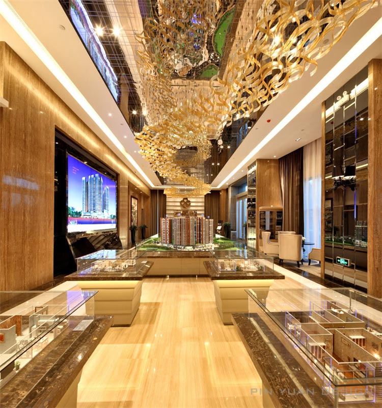 河源寶晟地產(chǎn)售樓中心家具裝修效果圖