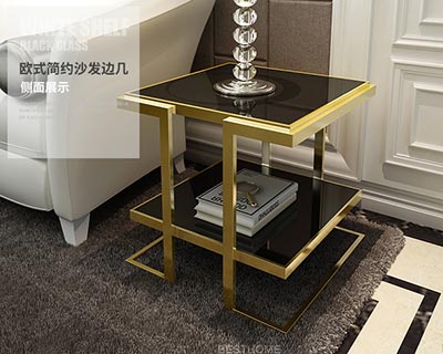 酒店不銹鋼茶幾_型號HT021