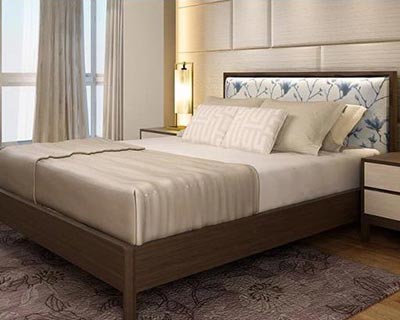 新中式酒店床_型號(hào)HT006