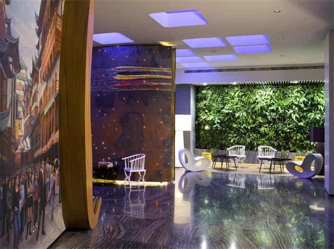 上海英迪格酒店公共區(qū)家具裝修效果圖