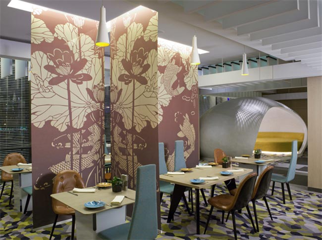 上海英迪格酒店公共區(qū)家具裝修效果圖