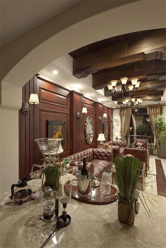 萬(wàn)科朗潤(rùn)園別墅售樓處家具裝修效果圖