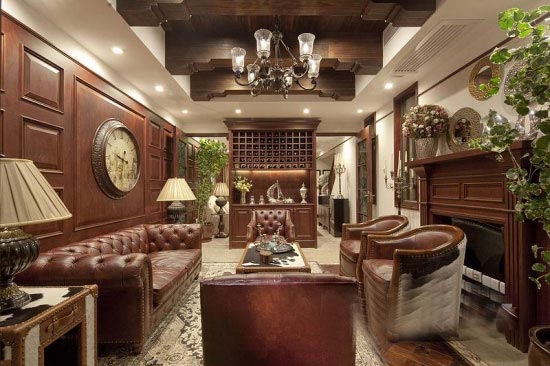 萬(wàn)科朗潤(rùn)園別墅售樓處家具裝修效果圖