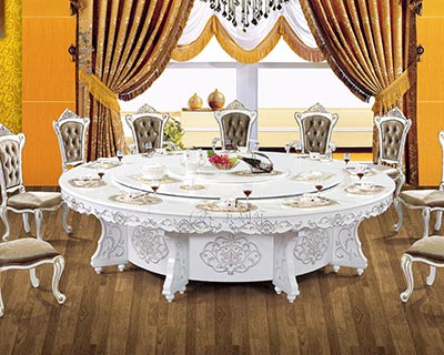 酒店全實(shí)木電動(dòng)餐桌_型號(hào)HT028