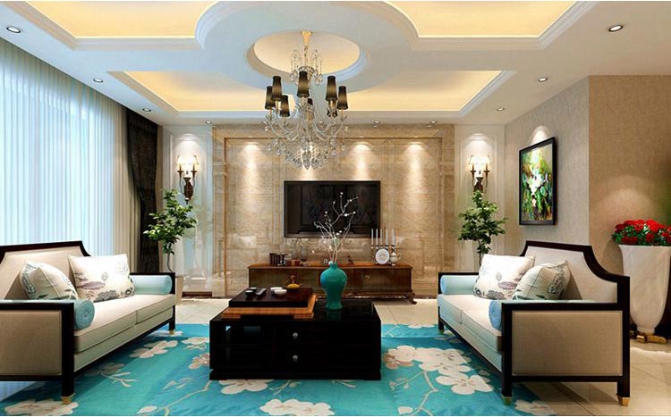 夢達會所布藝沙發(fā)裝修效果圖