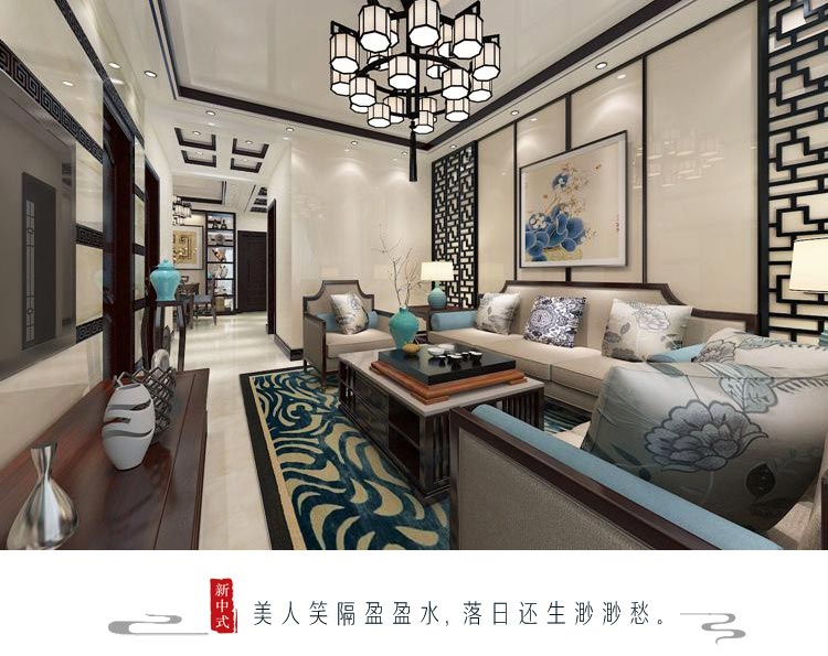 夢達會所布藝沙發(fā)裝修效果圖