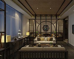 西安茶緣會所家具裝修實拍圖片