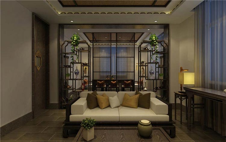 西安茶緣會(huì)所家具裝修實(shí)拍圖片