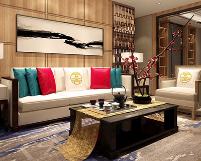 新中式會(huì)所沙發(fā)組合_型號(hào)CB019