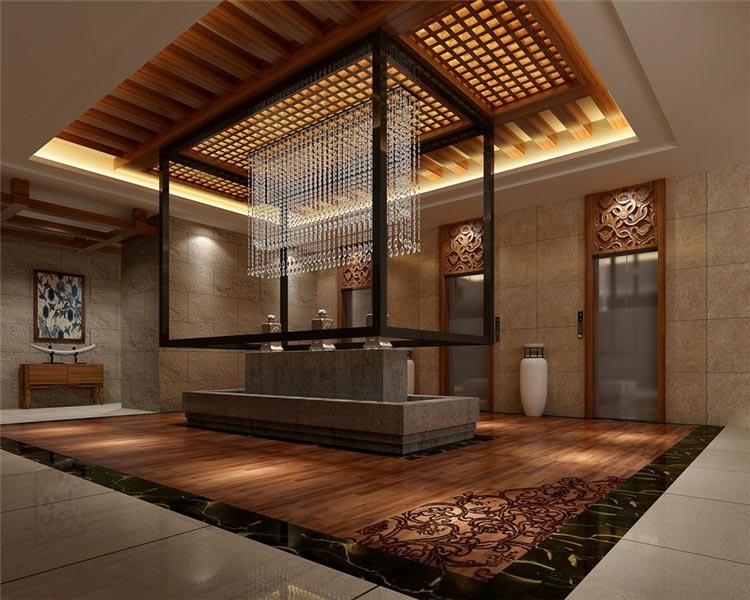 禪茶一品酒店家具裝修效果圖