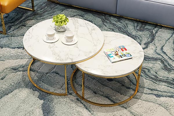 酒店圓茶幾圖片