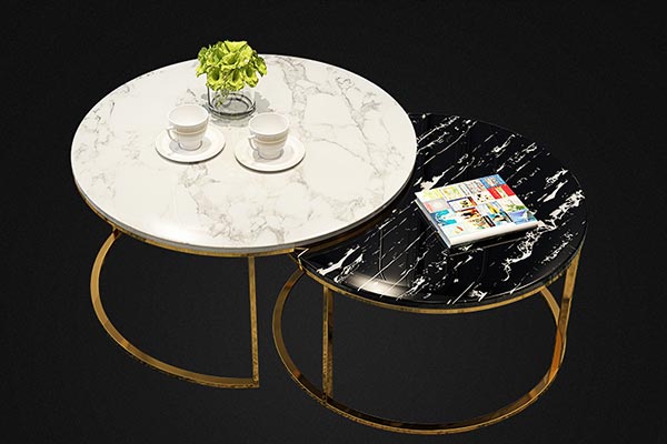 酒店圓茶幾圖片