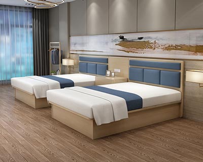 酒店客房床_型號(hào)HT063