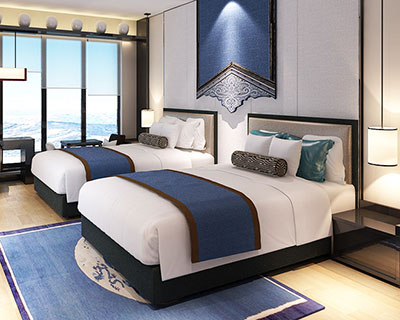 酒店定制床_型號(hào)HT0645