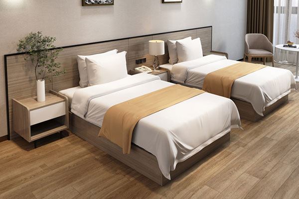 酒店客房床(圖1) 酒店客房床圖片