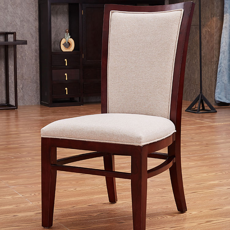 酒店餐桌配套酒紅色款椅子圖片