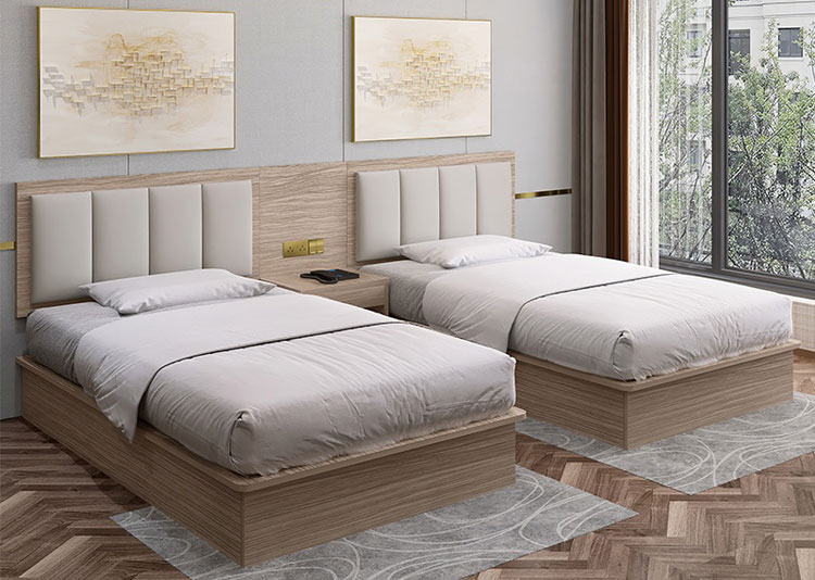 快捷酒店床圖片