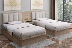 快捷酒店床圖片