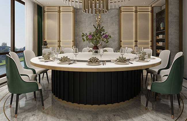 酒店餐桌椅圖片