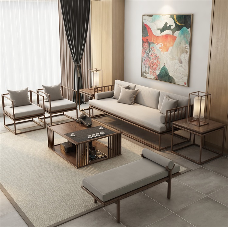 新中式民宿家具桌椅圖片